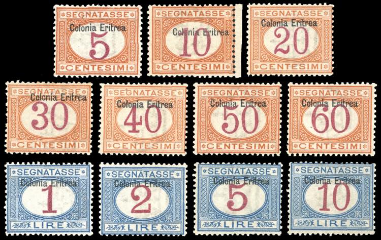 SEGNATASSE 1903 - Soprastampati in ... 