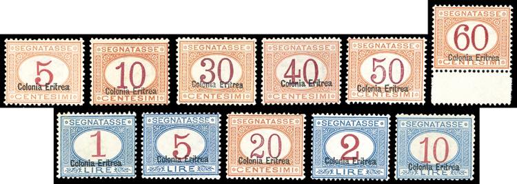 SEGNATASSE 1920/26 - Soprastampati ... 