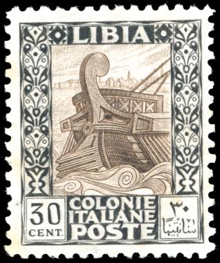 1927 - 30 cent. Pittorica, dent. ... 