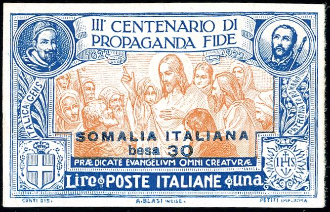 1923 - 30 b. su 1 lira Propaganda ... 