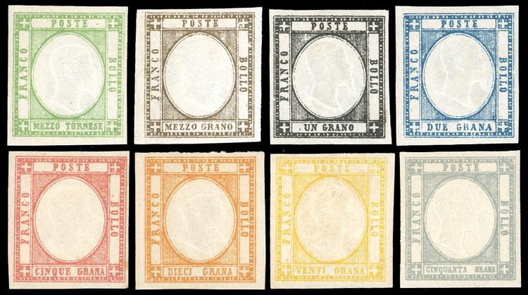 1861 - Serie completa nei colori ... 