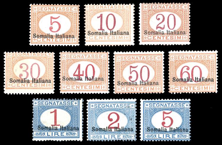 SEGNATASSE 1920 - Soprastampati in ... 