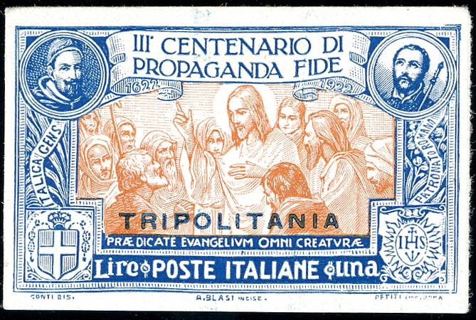 1923 - 1 lira Propaganda Fide, ... 