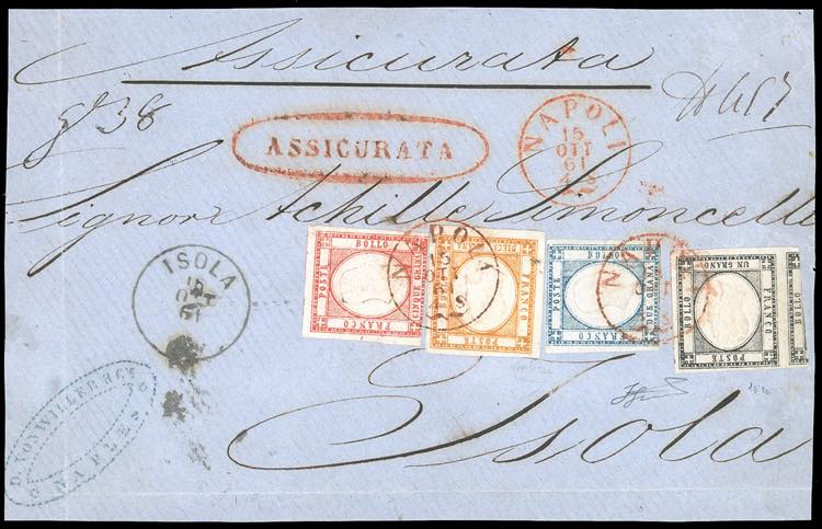 1861 - 1 grano nero, 2 grana ... 