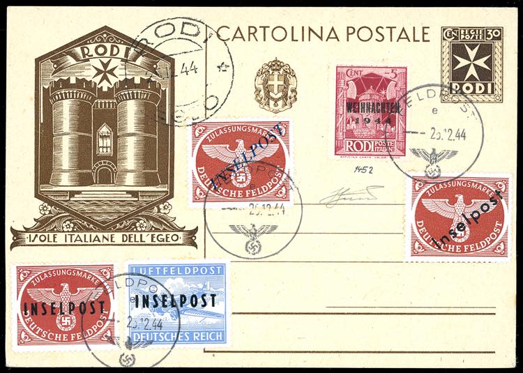 OCCUPAZIONE TEDESCA EGEO 1944 - ... 