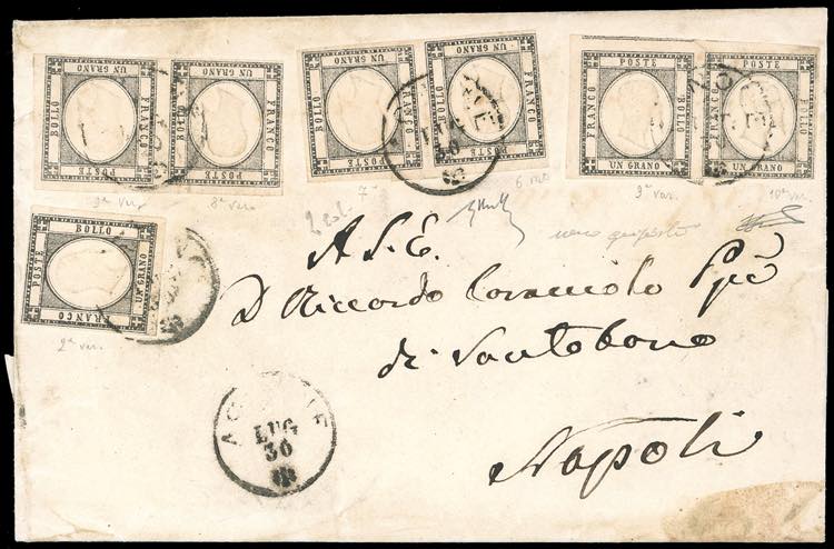 1861 - 1 grano grigio nero (19a), ... 