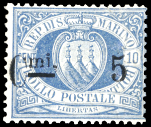 1892 - 5 cent. su 10 cent. ... 
