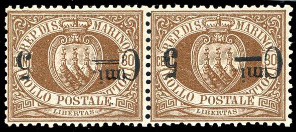 1892 - 5 cent. su 30 cent., ... 
