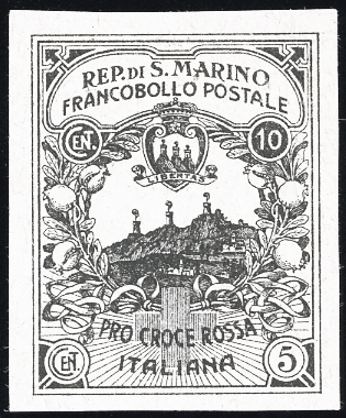 1916 - 10 + 5 cent. Croce Rossa, ... 