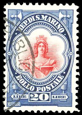 1929 - 20 lire Libertà (158), ... 