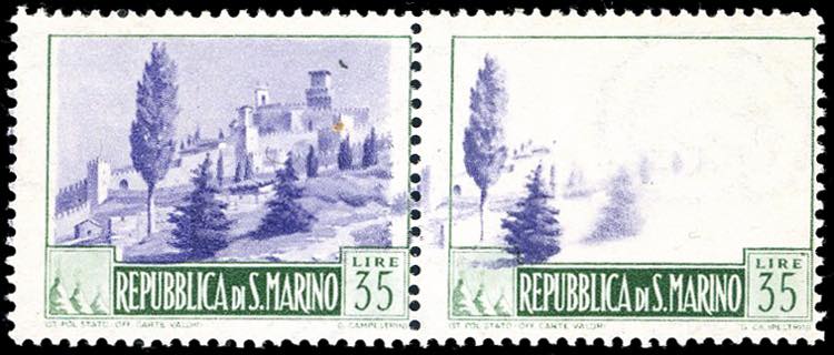 1949 - 35 lire Paesaggi, coppia ... 