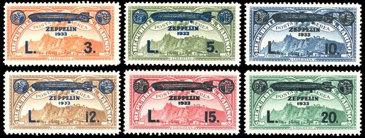 1933 - Zeppelin, serie completa ... 