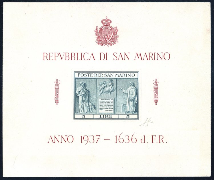 1937 - 5 lire Indipendenza, ... 