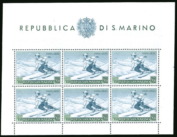 1953 - 200 lire Sciatrice, ... 