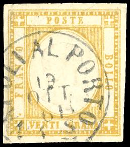 1861 - 20 grana giallo (23), ... 