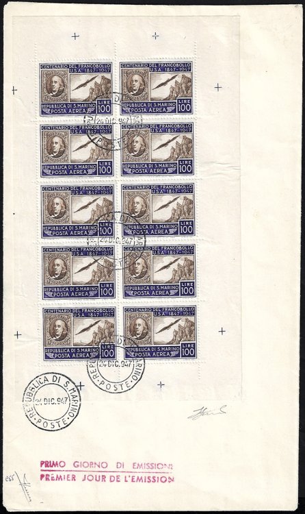 MINIFOGLIO 1947 - 100 lire ... 