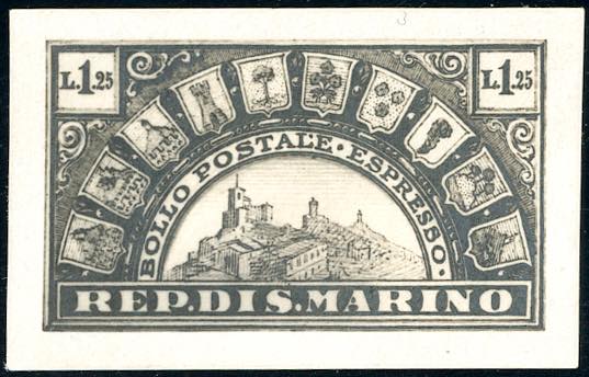 1929 - 1,25 lire espresso, prova ... 