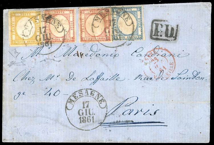 1861 - 20 grana giallo, 5 grana ... 