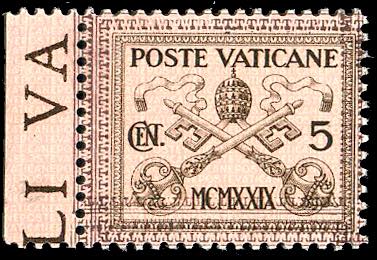 1931 - 5 cent., senza soprastampa ... 