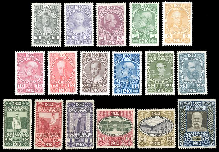 AUSTRIA 1910 - 80°compleanno ... 