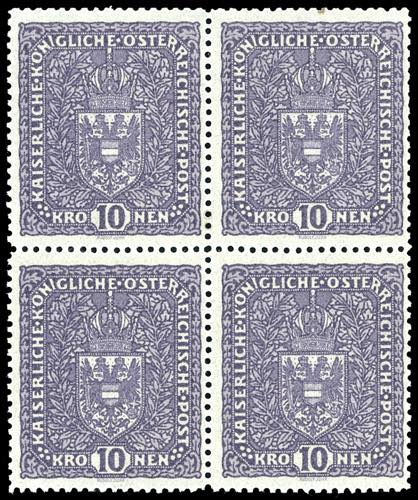 AUSTRIA 1917 - 10 kr. violetto ... 