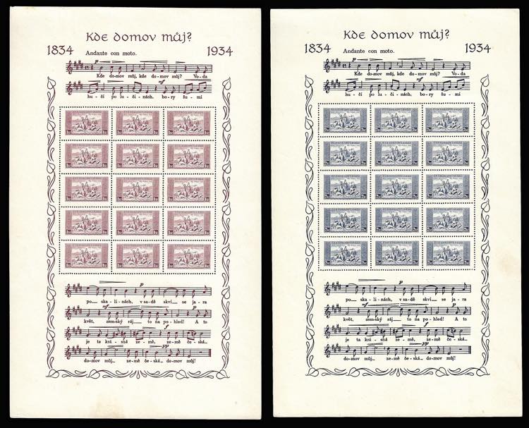 CECOSLOVACCHIA FOGLIETTI 1934 - 1 ... 