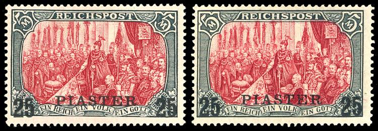 GERMANIA LEVANTE 1900 - 25 pi. su ... 