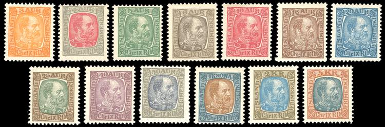 ISLANDA 1902/04  - Cristiano IX, ... 