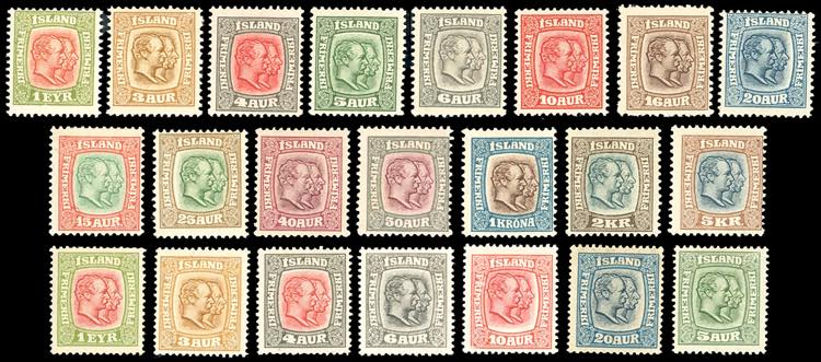 ISLANDA 1907/1918 - Due Re, due ... 