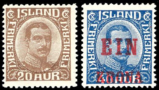 ISLANDA 1921/1926 - 20 a. bruno ... 
