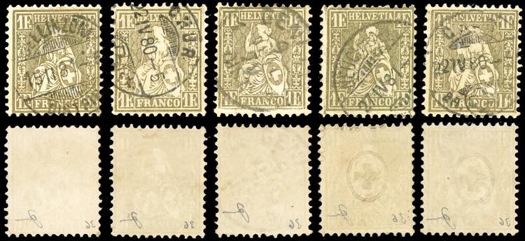 SVIZZERA 1862 - 1 fr. oro, ... 