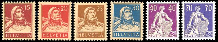 SVIZZERA 1924/28 - Due  serie ... 