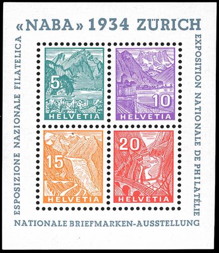SVIZZERA FOGLIETTI 1934 - Naba ... 