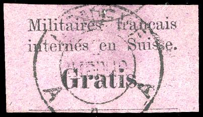 SVIZZERA FRANCHIGIA 1871 - Lilla ... 