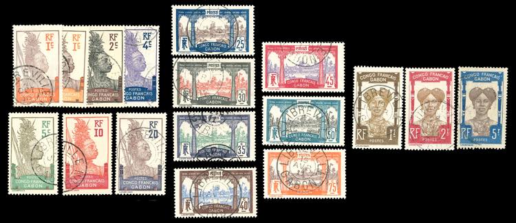 GABON-COLONIE FRANCESI 1910 - ... 