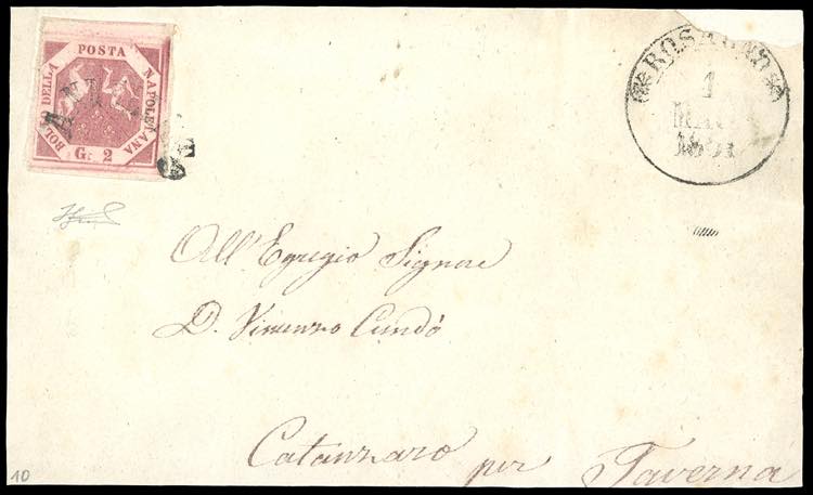 ROSSANO, cerchio + svolazzo punti ... 