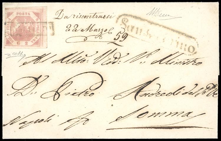 SAN SEVERINO, ovale + annullato ... 