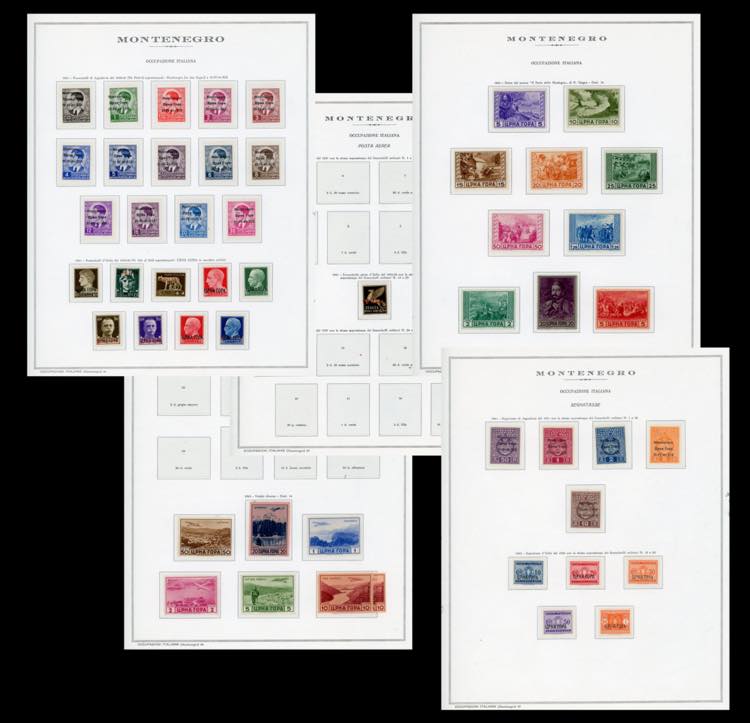 MONTENEGRO 1941/1942 - Insieme di ... 