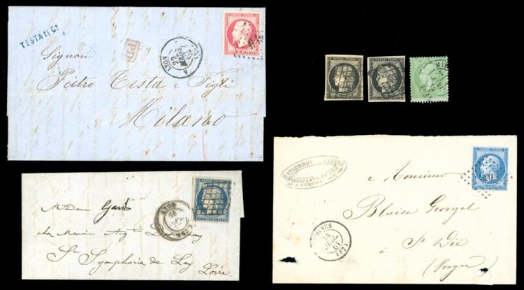 FRANCIA 1850/1862 - Tre ... 