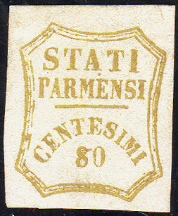 1859 - 80 cent. bistro oliva (18), ... 