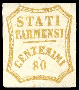 1859 - 80 cent. bistro oliva (18), ... 