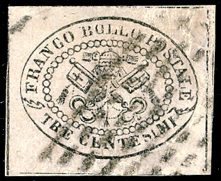 1867 - 3 cent. grigio rosa, non ... 