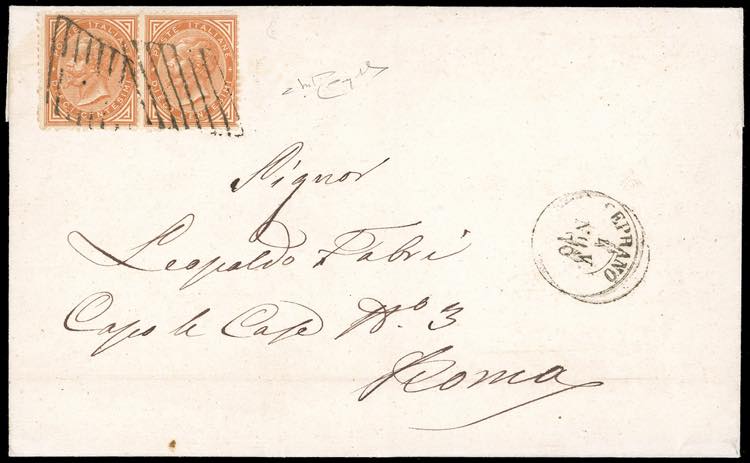 1870 - 10 cent. De La Rue, ... 