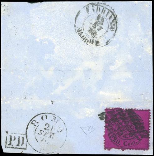 1870 - 20 cent. solferino (28), ... 