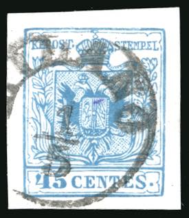 FALSI PER POSTA 1857 - 45 cent. ... 