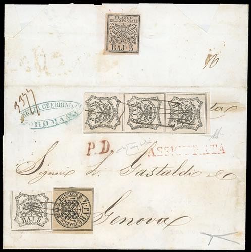 ROMA, a penna + assicurata II tipo ... 