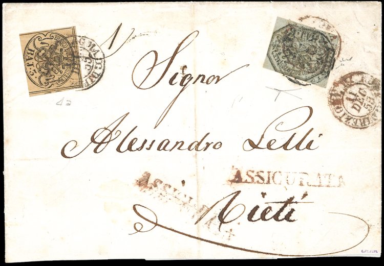 ROMA, Dir in nero/rosso + ASSIC ... 