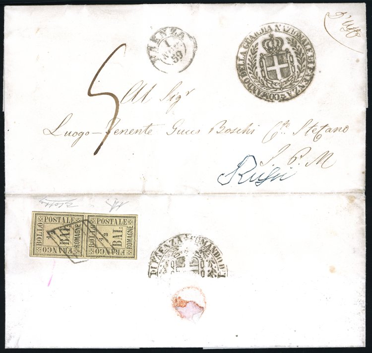 1859 - 1/2 baj giallo paglia (1), ... 
