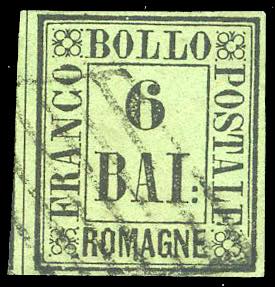 1859 - 6 baj verde giallo (7), ... 
