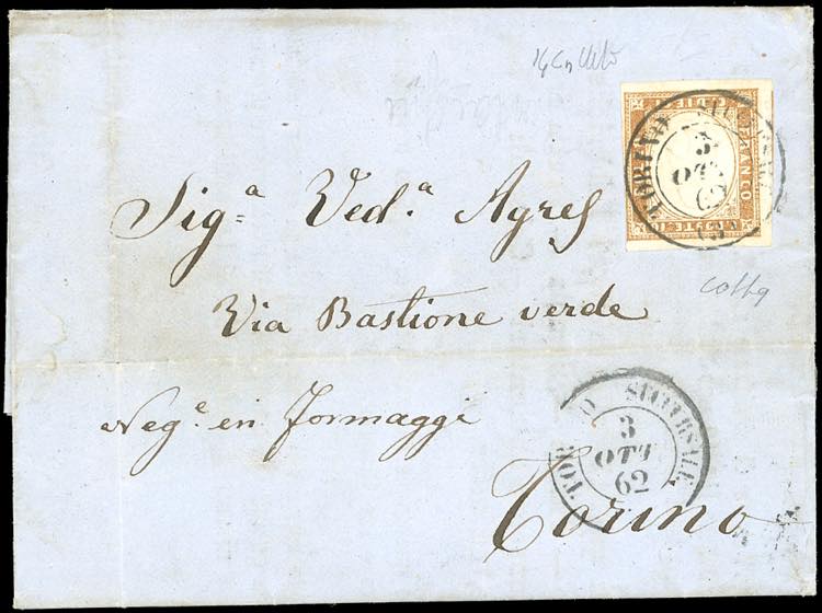 1862 - 10 cent. bruno rossastro ... 